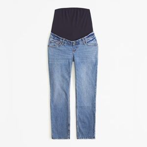 Abercrombie & Fitch - Maternity Ankle Straight Jeans - Medium Wash - 26R